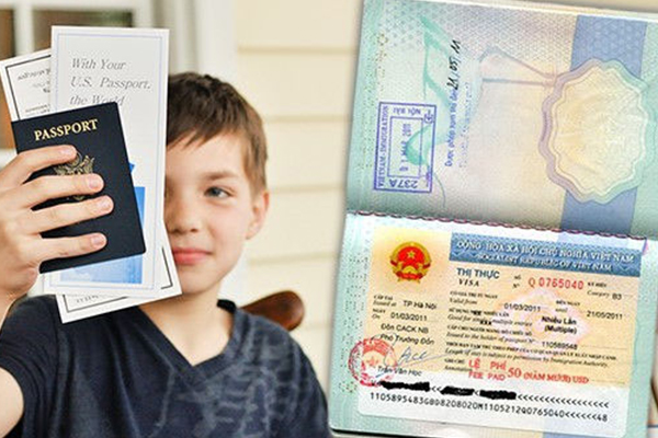 Làm hộ chiếu cho trẻ em dưới 14 tuổi