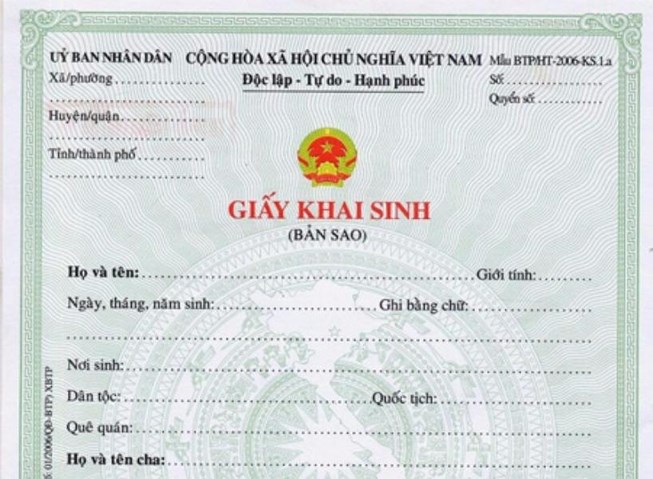 Đăng ký trích lục khai sinh trực tuyến tại Hồ Chí Minh